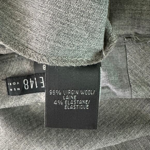 LAFAYETTE 148 Slacks Size 8 Flat Front Straight Leg Lightweight Wool Classic - Picture 10 of 13